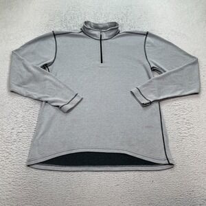 Burton Baselayer Shirt Men's Estimated Size Medium Gray Long Sleeve
